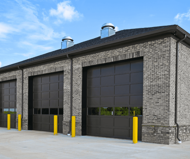 Commercial garage door service in Denver