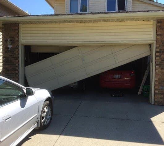 Emergency garage door service in Denver