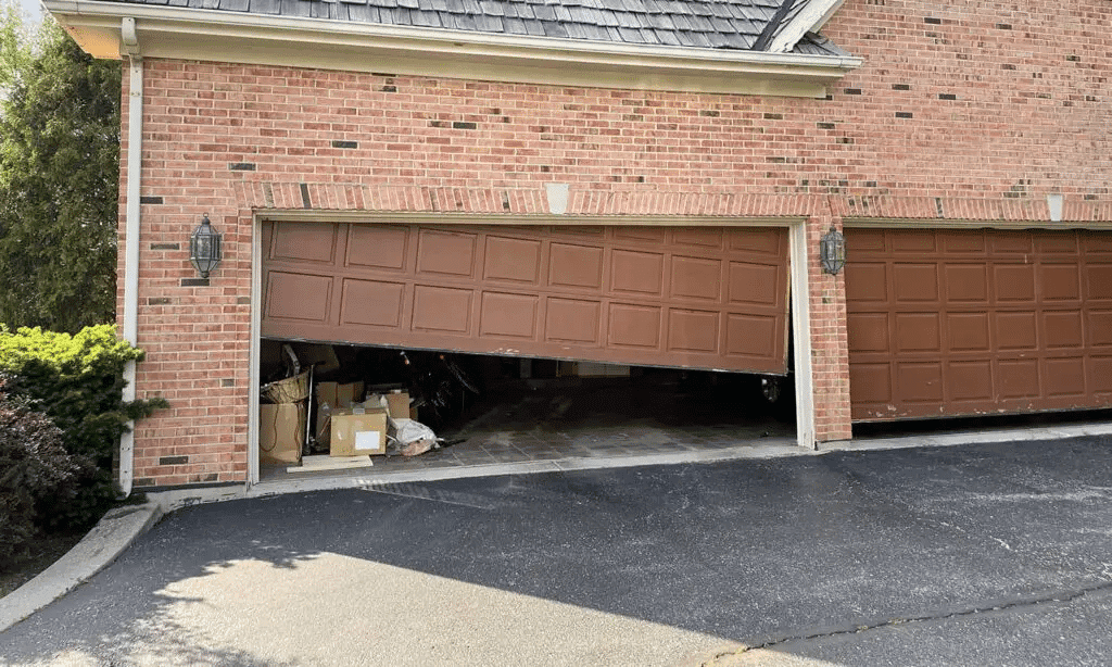 Off-Track garage door service in Denver